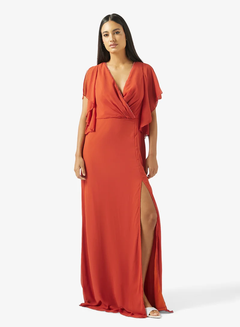 Ella Limited Edition Bridesmaid Dress With Flouncy Sleeves